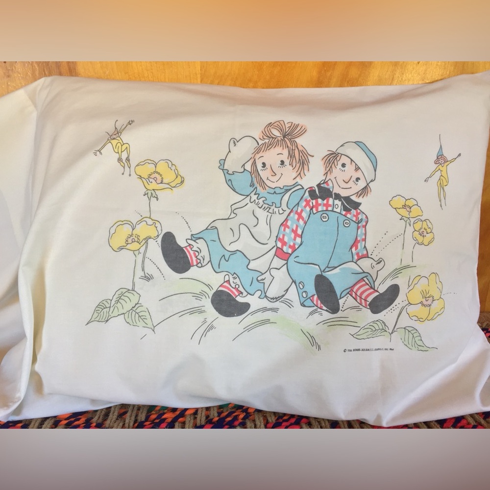 60s Raggedy Ann & Andy Pillowcase - Picture 5 of 5